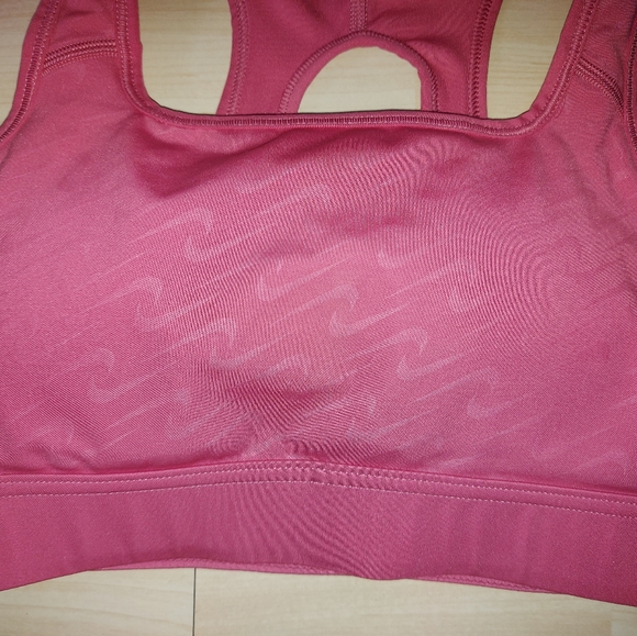 Nike Pink Swoosh Print Sport Bra - Picture 2 of 7